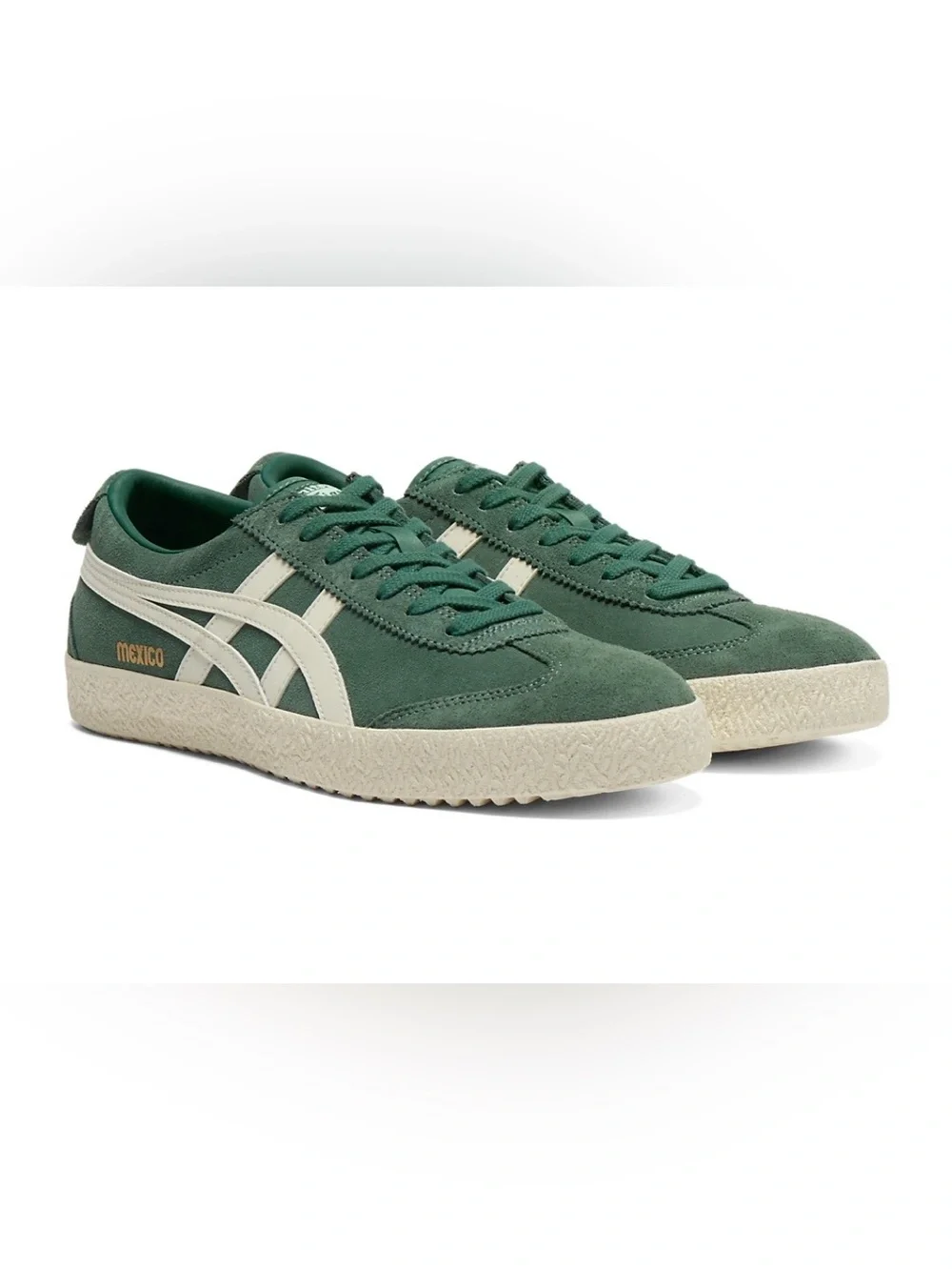 Onitsuka Tiger Women’s MEXICO 66 DELEGATION, Pine Green/Cream